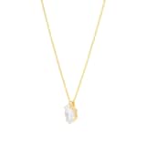 Mappin & Webb 18ct Yellow Gold 3.00cttw Oval Cut Lab Grown Diamond Pendant