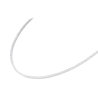 Mappin & Webb 18ct White Gold 6.00cttw Round Brilliant Cut Lab Grown Diamond Necklace Mappin & Webb 18ct White Gold 6.00cttw Round Brilliant Cut Lab Grown Diamond Necklace