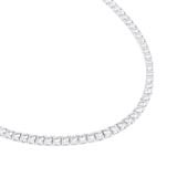Mappin & Webb 18ct White Gold 6.00cttw Round Brilliant Cut Lab Grown Diamond Necklace