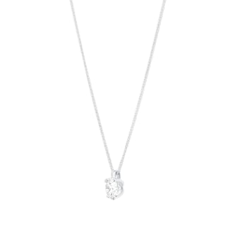 Mappin & Webb 18ct White Gold 2.00cttw Round Brilliant Cut Lab Grown Diamond Pendant Mappin & Webb 18ct White Gold 2.00cttw Round Brilliant Cut Lab Grown Diamond Pendant