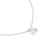 Mappin & Webb 18ct White Gold 2.00cttw Round Brilliant Cut Lab Grown Diamond Pendant