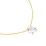 Mappin & Webb 18ct Yellow Gold 2.00cttw Round Brilliant Cut Lab Grown Diamond Pendant