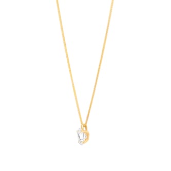 Mappin & Webb 18ct Yellow Gold 1.50cttw Oval Cut Lab Grown Diamond Pendant Mappin & Webb 18ct Yellow Gold 1.50cttw Oval Cut Lab Grown Diamond Pendant