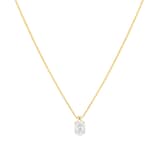 Mappin & Webb 18ct Yellow Gold 1.50cttw Oval Cut Lab Grown Diamond Pendant