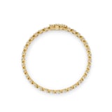 Mappin & Webb 18ct Yellow Gold 10.15cttw Round Brilliant Cut Lab Grown Diamond Line Bracelet
