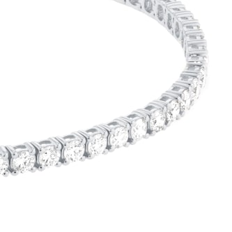 Mappin & Webb 18ct White Gold 5.00cttw Round Brilliant Cut Lab Grown Diamond Bracelet Mappin & Webb 18ct White Gold 5.00cttw Round Brilliant Cut Lab Grown Diamond Bracelet
