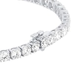 Mappin & Webb 18ct White Gold 5.00cttw Round Brilliant Cut Lab Grown Diamond Bracelet