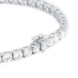 Mappin & Webb 18ct White Gold 10cttw Round Brilliant Cut Lab Grown Diamond Bracelet