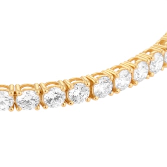 Mappin & Webb 18ct Yellow Gold 10cttw Round Brilliant Cut Lab Grown Diamond Bracelet Mappin & Webb 18ct Yellow Gold 10cttw Round Brilliant Cut Lab Grown Diamond Bracelet