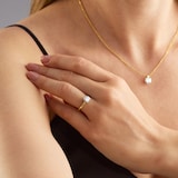 Mappin & Webb 18ct Yellow Gold 1.50cttw Round Brilliant Cut Lab Grown Diamond Solitaire Engagement Ring