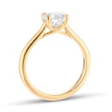 Mappin & Webb 18ct Yellow Gold 1.50cttw Round Brilliant Cut Lab Grown Diamond Solitaire Engagement Ring