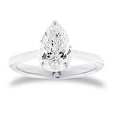 Mappin & Webb Platinum 2.00cttw Pear Cut Lab Grown Diamond Solitaire Engagement Ring