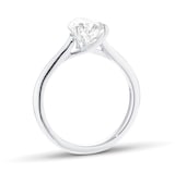 Mappin & Webb Platinum 2.00cttw Pear Cut Lab Grown Diamond Solitaire Engagement Ring