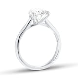 Mappin & Webb Platinum 3.00cttw Pear Cut Lab Grown Diamond Solitaire Engagement Ring