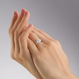 Mappin & Webb 18ct Yellow Gold 2.00cttw Round Brilliant Cut Lab Grown Diamond Three Stone Engagement Ring