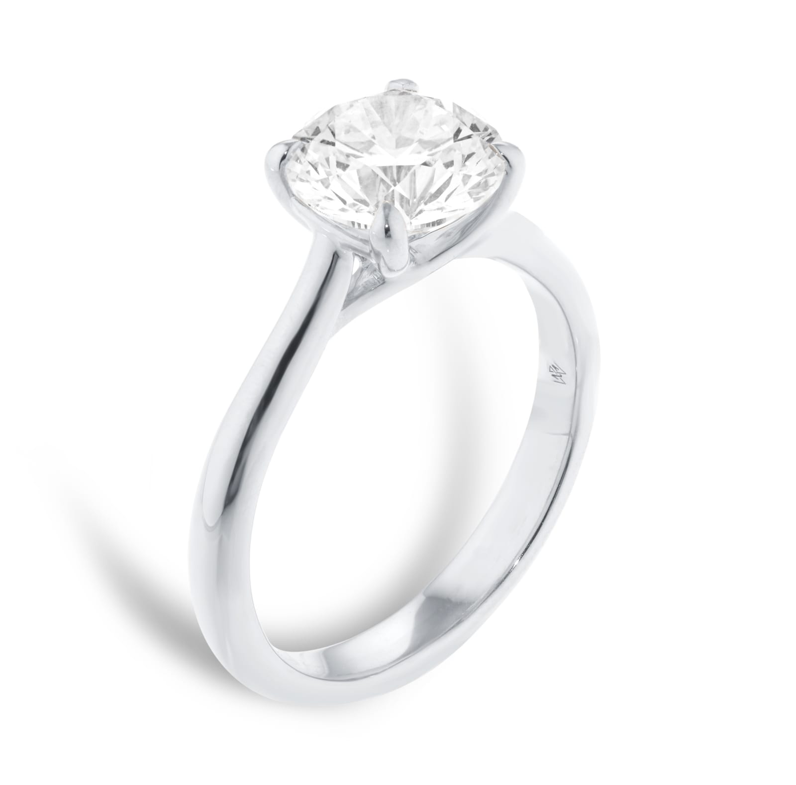 Mappin & Webb Platinum 2.00cttw Round Brilliant Cut Lab Grown Diamond Solitaire Engagement Ring Mappin & Webb Platinum 2.00cttw Round Brilliant Cut Lab Grown Diamond Solitaire Engagement Ring
