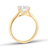 Mappin & Webb 18ct Yellow Gold 2.00cttw Round Brilliant Cut Lab Grown Diamond Solitaire Engagement Ring