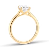 Mappin & Webb 18ct Yellow Gold 2.00cttw Oval Cut Lab Grown Diamond Solitaire Engagement Ring - Ring Size O