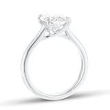 Mappin & Webb Platinum 3.00cttw Oval Cut Lab Grown Diamond Solitaire Engagement Ring