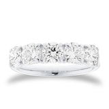 Mappin & Webb Platinum 2.00cttw Round Brilliant Cut Lab Grown Diamond Five Stone Ring