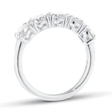 Mappin & Webb Platinum 2.00cttw Round Brilliant Cut Lab Grown Diamond Five Stone Ring
