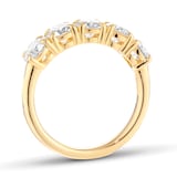 Mappin & Webb 18ct Yellow Gold 2.00cttw Round Brilliant Cut Lab Grown Diamond Five Stone Ring