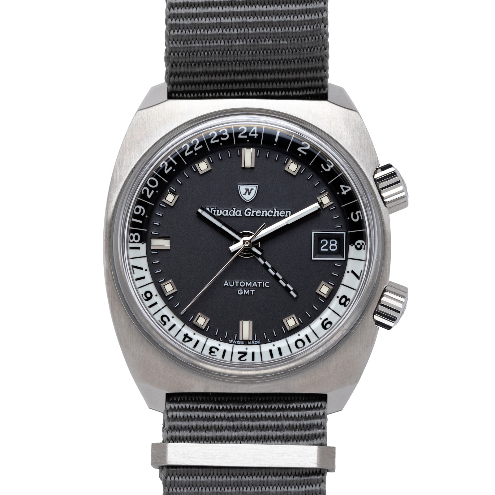 Nivada Grenchen Nivada Grenchen Antarctic GMT Limited Edition For Hodinkee