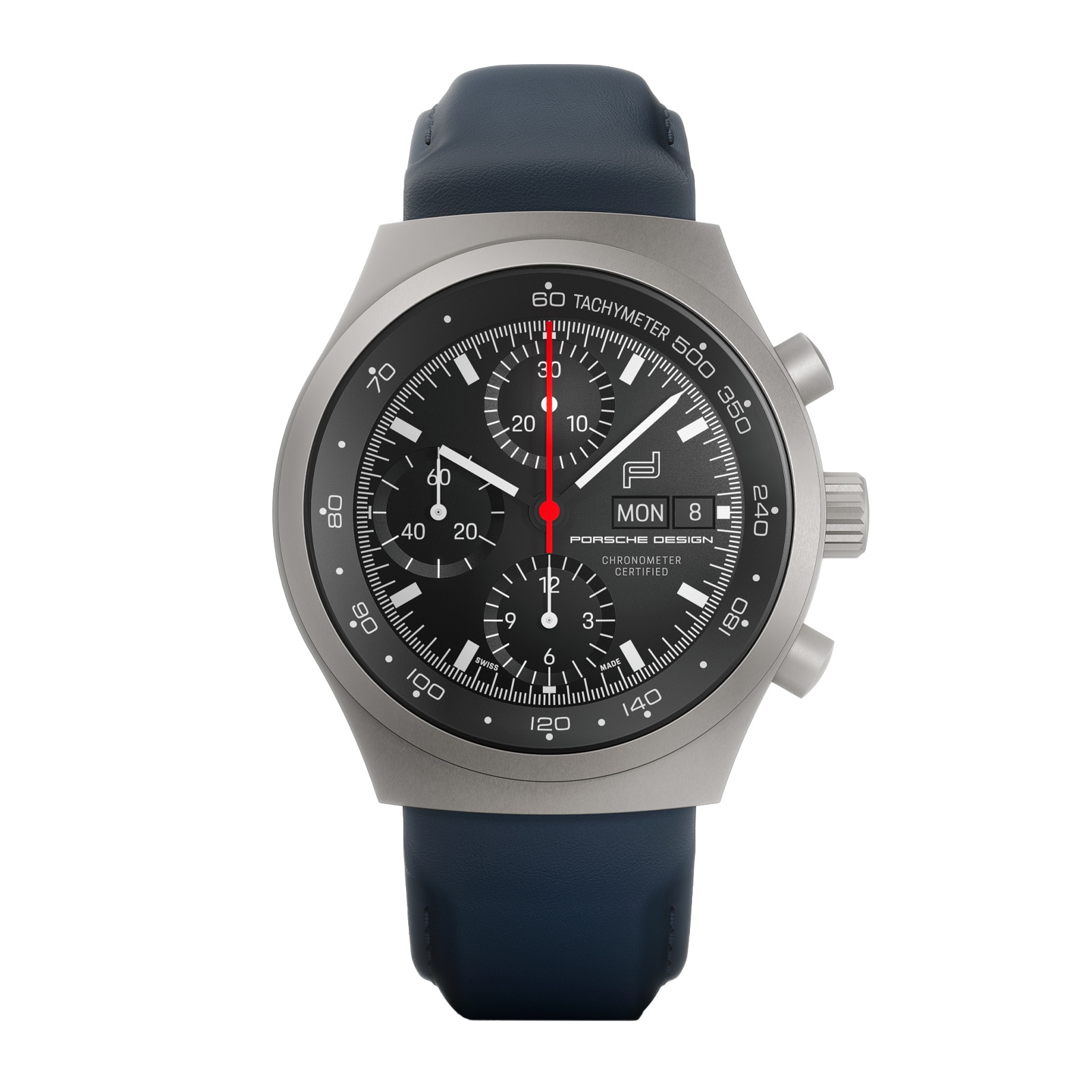 Porsche Design Chronograph 1 – All Titanium Numbered Edition With Leather Strap