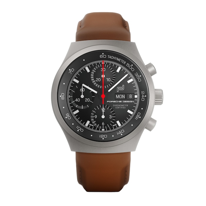 Porsche Design Chronograph 1 – All Titanium Numbered Edition With Leather Strap