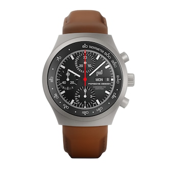 Porsche Design Chronograph 1 – All Titanium Numbered Edition With Leather Strap
