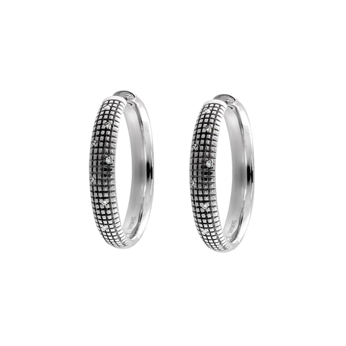 Damiani Metropolitan Dream 18ct White Gold 0.12cttw Diamond Earrings