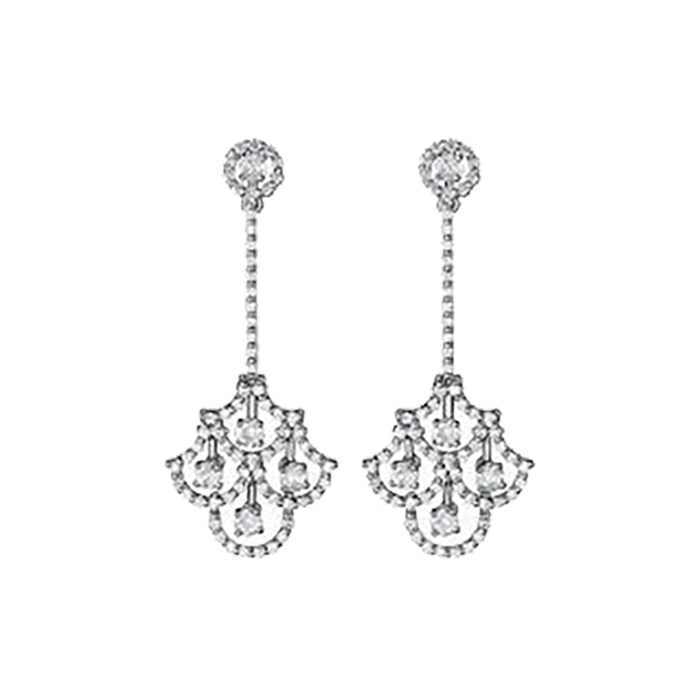 Damiani ********DO NOT APPROVE*************Juliette 18ct White Gold 1.41cttw Diamond Drop Earrings