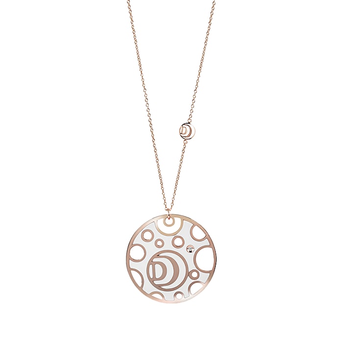 Damiani 18ct Rose Gold and Black Ceramic Double Face Necklace