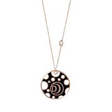 Damiani 18ct Rose Gold and Black Ceramic Double Face Necklace