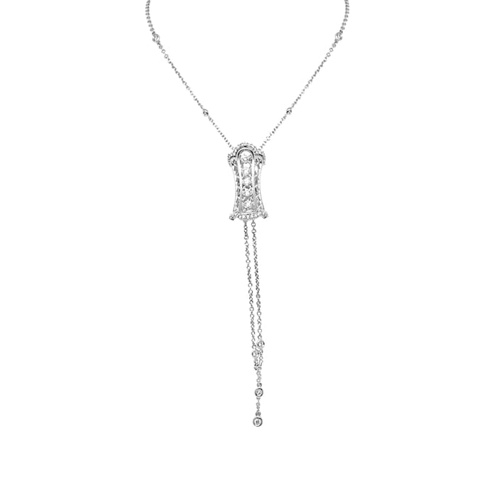 Damiani Burlesque 18ct White Gold 0.81cttw Diamond Necklace