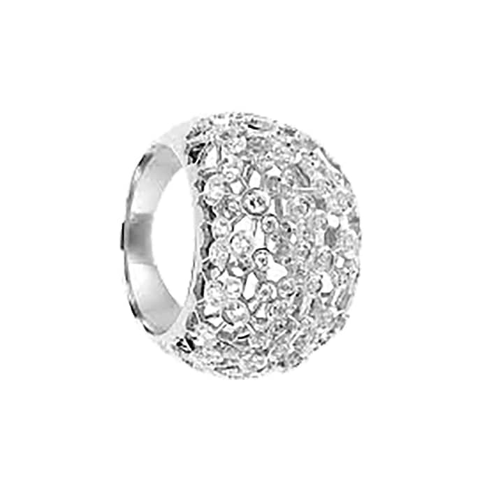 Damiani Via Lattea 18ct White Gold 1.08cttw Diamond Ring - Ring Size L