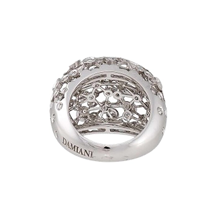 Damiani Via Lattea 18ct White Gold 1.08cttw Diamond Ring - Ring Size L