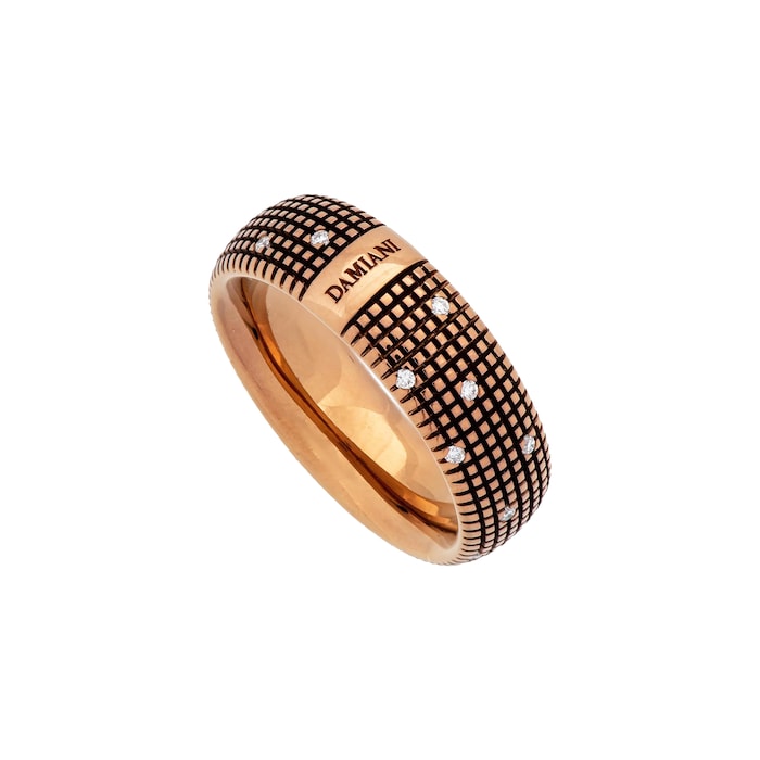 Damiani Metro Dream 18ct Bronze Coloured Gold 0.14cttw Diamond Ring - Ring Size M