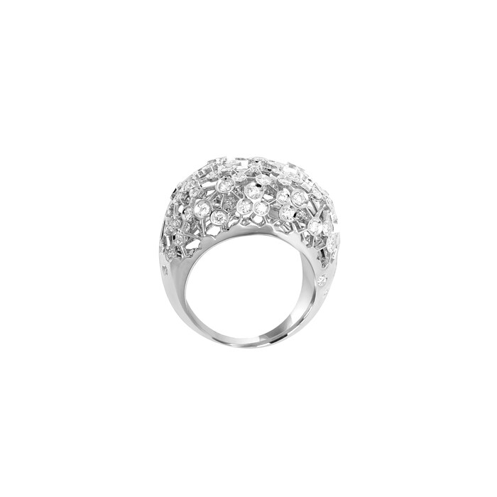 Damiani Via Lattea 18ct White Gold 1.07cttw Diamond Ring - Ring Size J.5