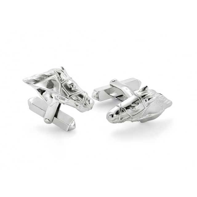 Mappin & Webb Horse Sterling Silver Cufflinks