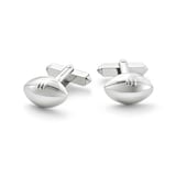 Mappin & Webb Rugby Ball Sterling Silver Cufflinks