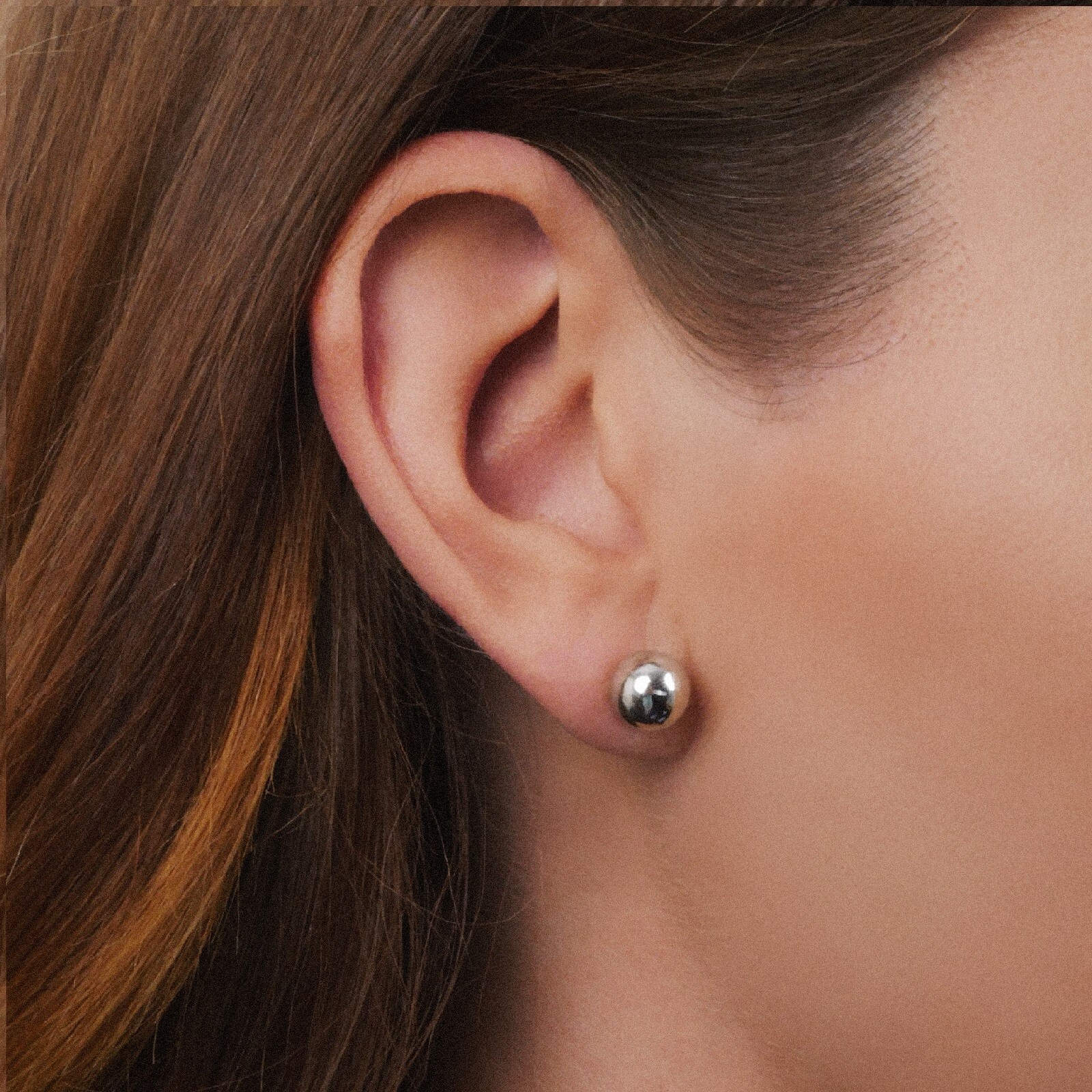 Lauren By Ralph Lauren Lauren By Ralph Lauren Sterling Silver Ball Stud Earrings