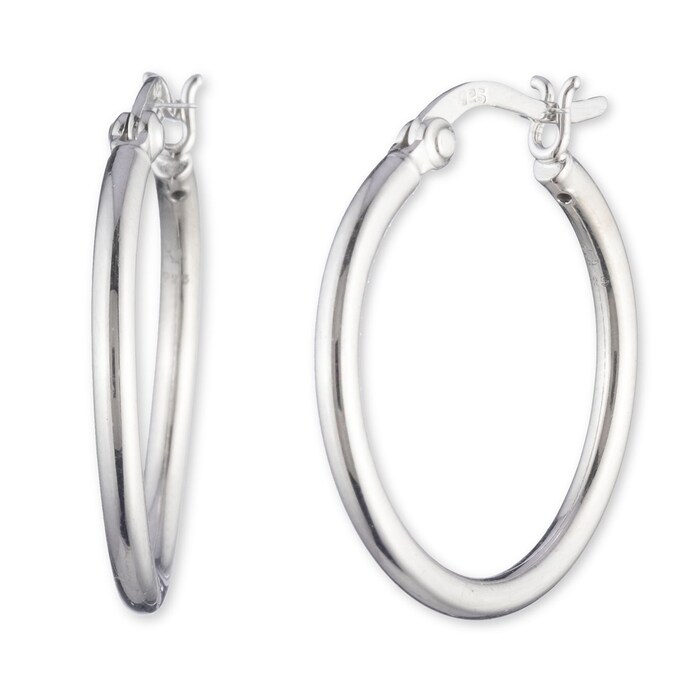 Lauren By Ralph Lauren Lauren By Ralph Lauren Sterling Silver Hoop Earrings