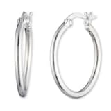 Lauren By Ralph Lauren Lauren By Ralph Lauren Sterling Silver Hoop Earrings