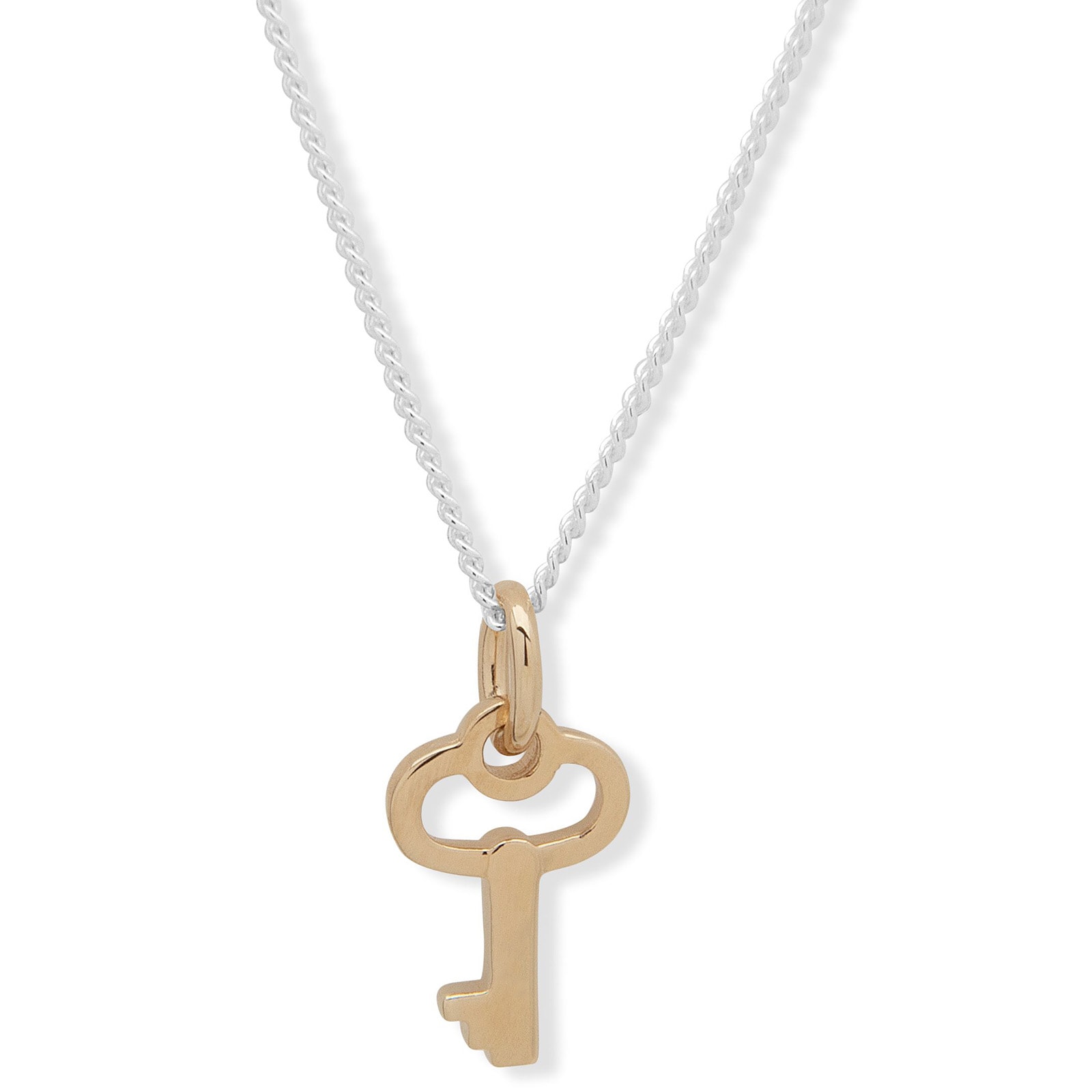 Lauren By Ralph Lauren Sterling Silver Key Pendant