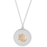 Lauren By Ralph Lauren Lauren By Ralph Lauren Sterling Silver Two Toned Pendant