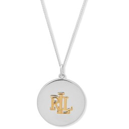 37040113 - Lauren By Ralph Lauren Sterling Silver Two Toned Pendant