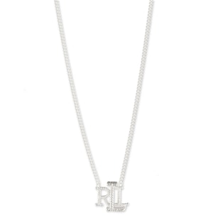 Lauren By Ralph Lauren Lauren By Ralph Lauren Sterling Silver Logo Pendant