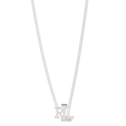 37040114 - Lauren By Ralph Lauren Sterling Silver Logo Pendant