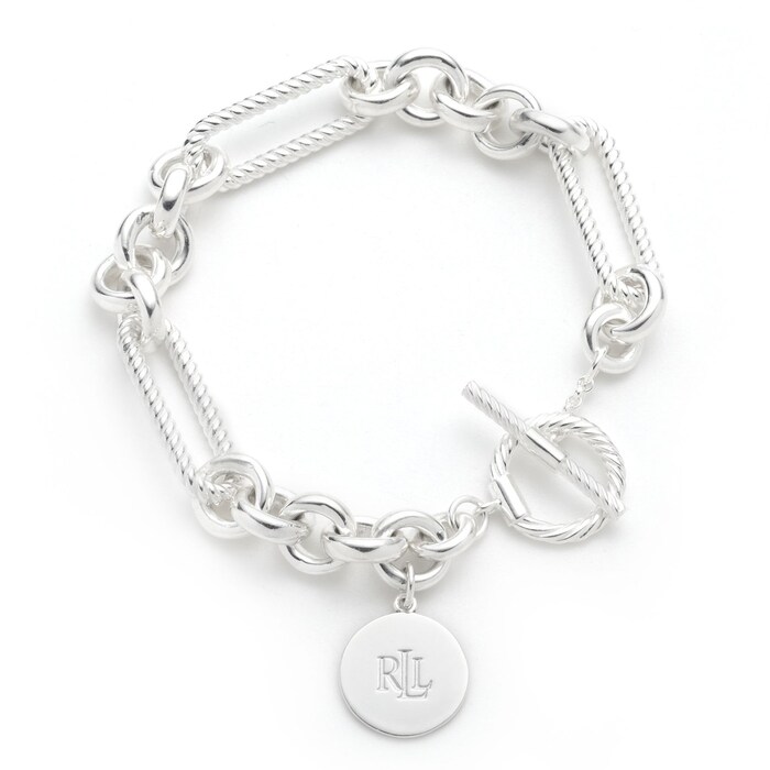 Lauren By Ralph Lauren Lauren By Ralph Lauren Sterling Silver Rope Link Bracelet